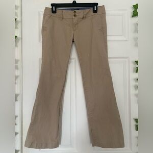 American Eagle Outfitters Low-Rise Stretch Pants, Slight Flare